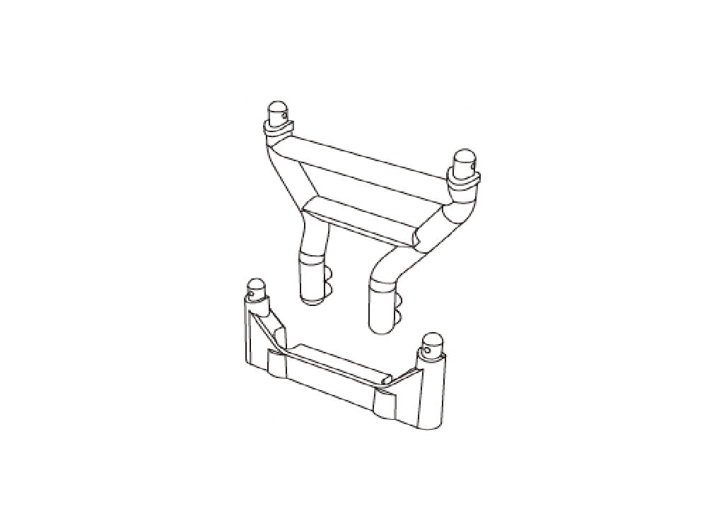 MJX 14304 RCカー 純正ボディマウント 車体固定用パーツ