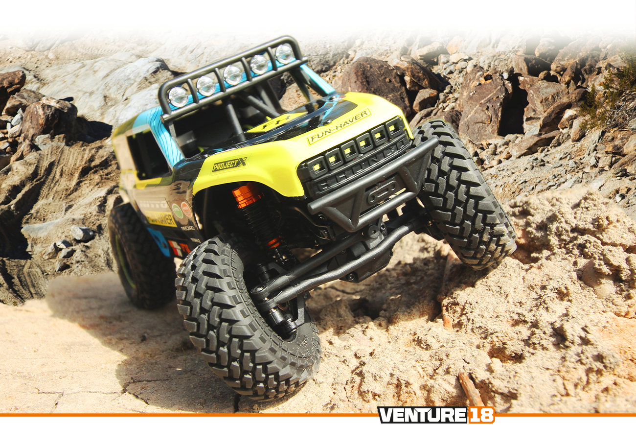 HPI Venture18 Flux Ford Bronco U4 4400 1/18 ラジコンクローラーRTR