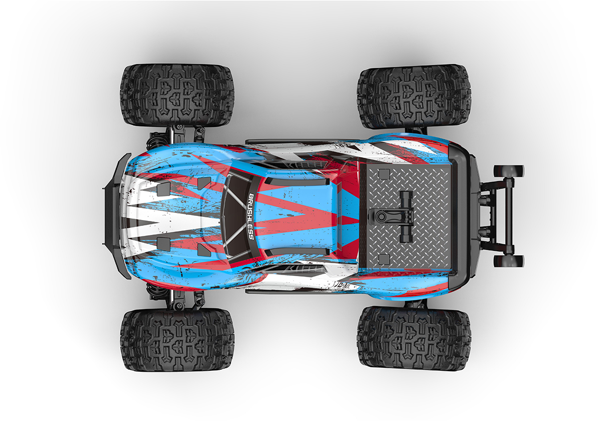 MJX HYPER GO 16218 1/16 RCブラシレスモンスタートラックRTR 技適付