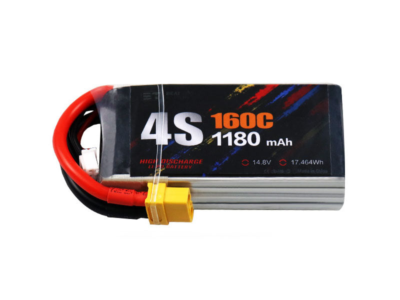 BEAT 1180mAh 4S/6S 160C リポバッテリー XT30/XT60