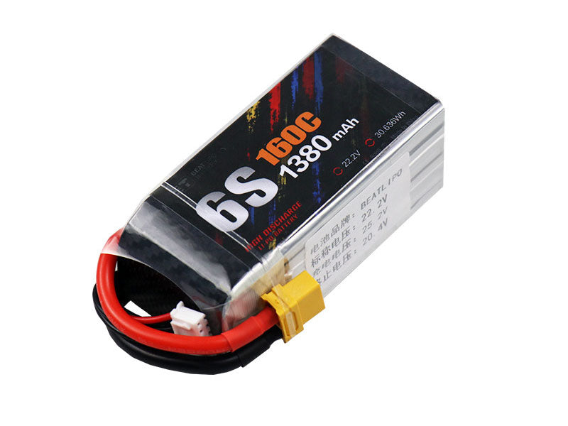 BEAT 1380mAh 4S/6S 160C リポバッテリー XT30/XT60