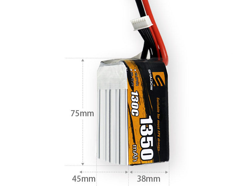 BEAT 1350mAh 4S/6S 130C リポバッテリー XT30/XT60