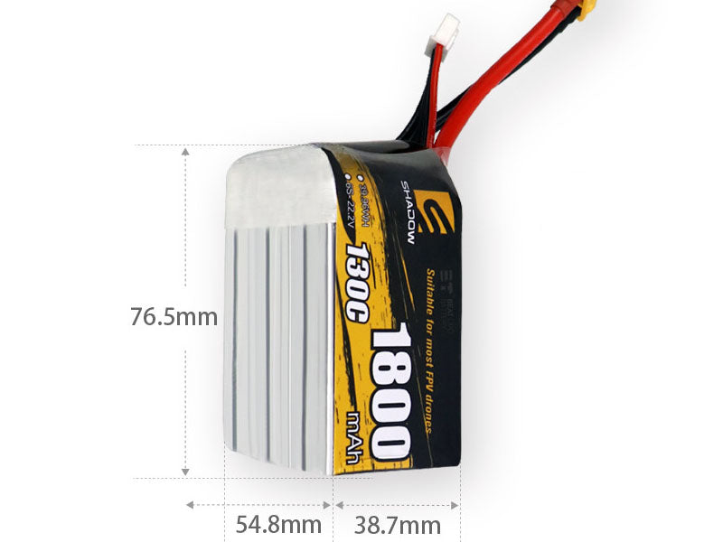 BEAT 1800mAh 4S/6S 130C リポバッテリー XT30/XT60