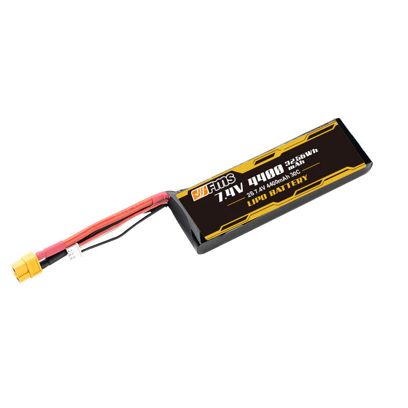 FMS 2S LIPO バッテリー 7.4V 4400mAh 30C