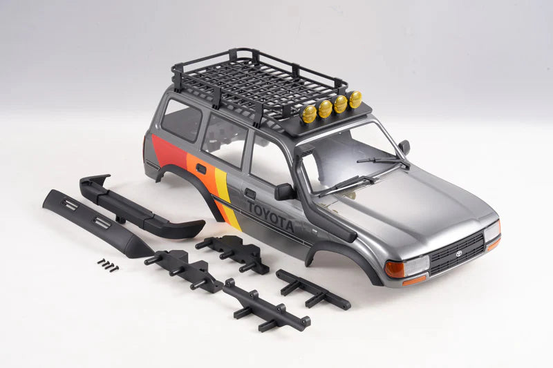 FMS FCX10 TOYOTA LC80 車体組立塗装済(グレー)