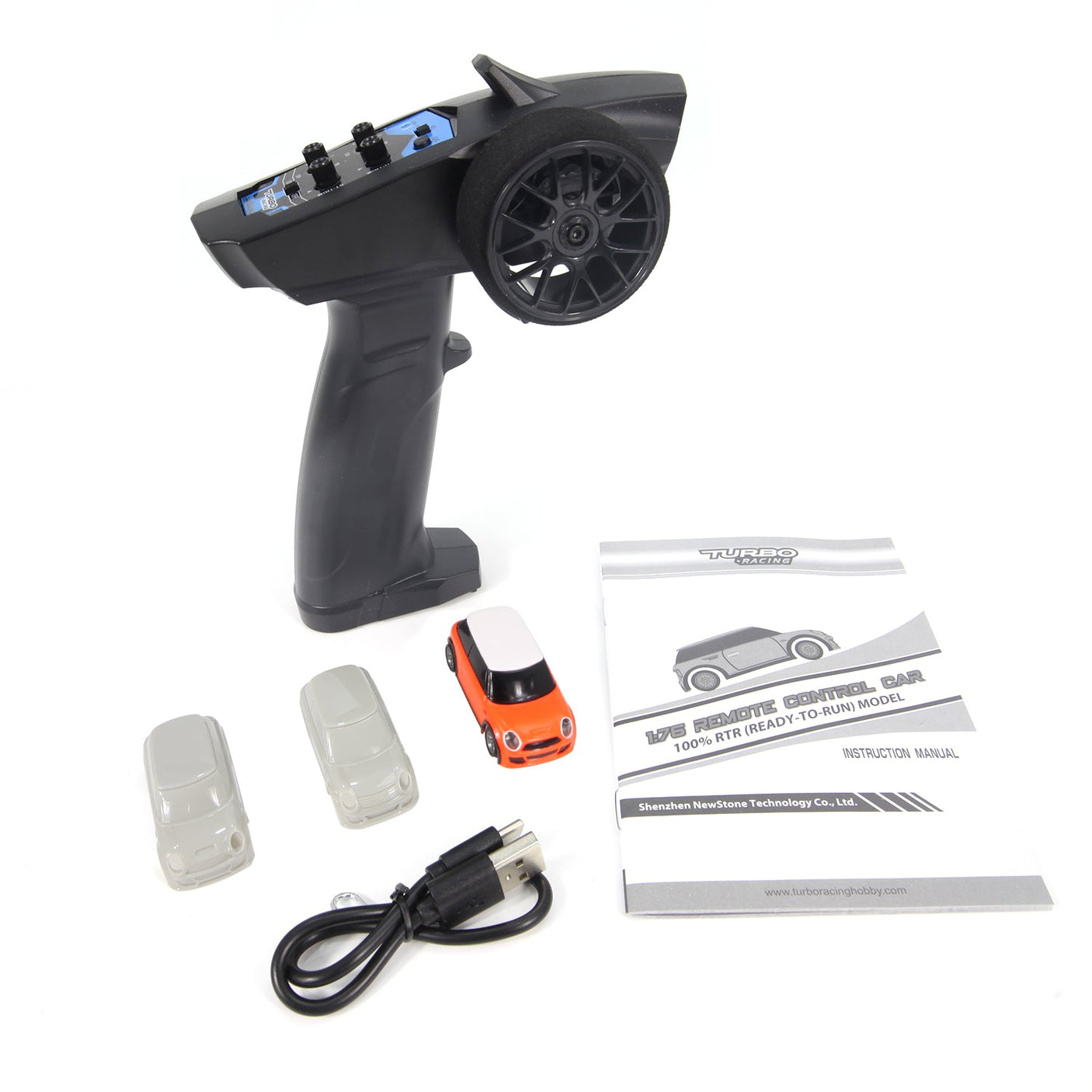 Turbo Racing C10 MINI 1:76 ラジコンカー 2.4Ghz無線操作 比例制御 リモコンカー 技適認証済 RTR