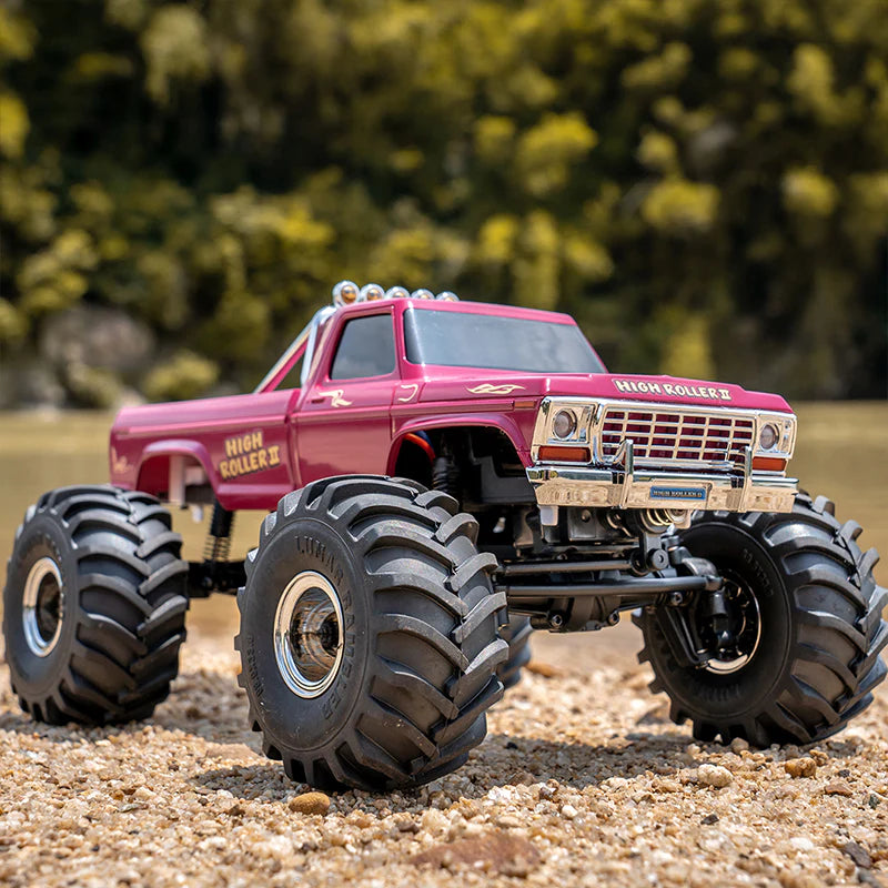 FMS 1:24 Smasher V2オフロードクライミングRCカーモデル 4WD ビッグフットリモコンカー モンスタートラック 国内認証済み