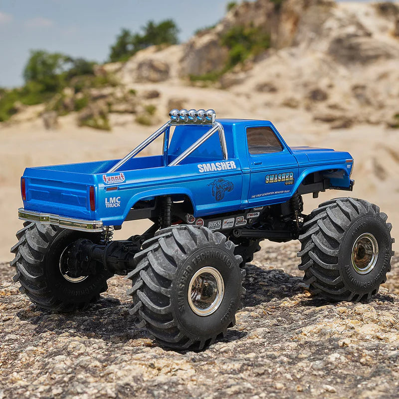 FMS 1:24 Smasher V2オフロードクライミングRCカーモデル 4WD ビッグフットリモコンカー モンスタートラック 国内認証済み