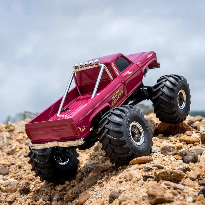 FMS 1:24 Smasher V2オフロードクライミングRCカーモデル 4WD ビッグフットリモコンカー モンスタートラック 国内認証済み