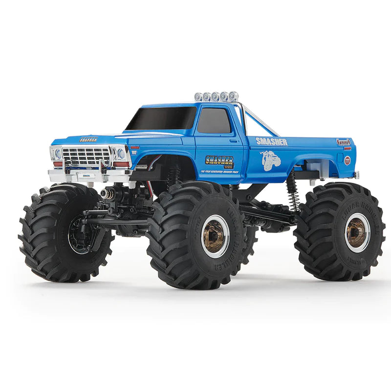 FMS 1:24 Smasher V2オフロードクライミングRCカーモデル 4WD ビッグフットリモコンカー モンスタートラック 国内認証済み