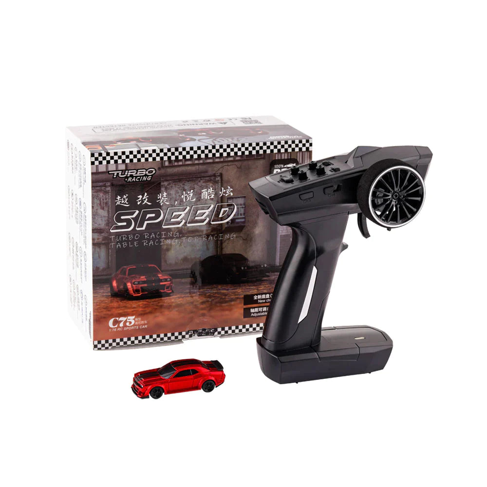 Turbo Racing C75 1:76ラジコンドリフトカー RTR 技適認証済み