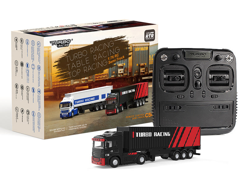 Turbo Racing C50 1:76 ラジコンセミトレーラ 比例制御RTR 技適認証