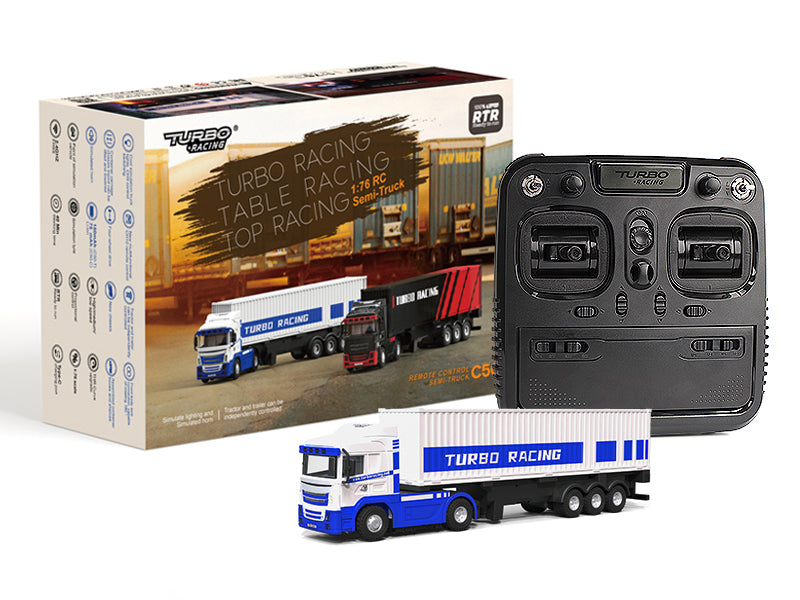 Turbo Racing C50 1:76 ラジコンセミトレーラ 比例制御RTR 技適認証