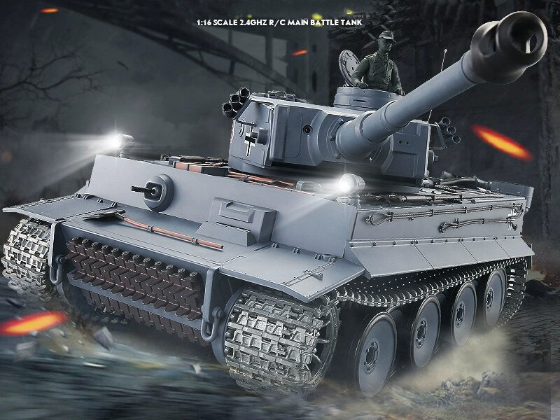 HengLong 1:16 3818ドイツ軍ティーガーI 2.4Gラジコン戦車技適認証済