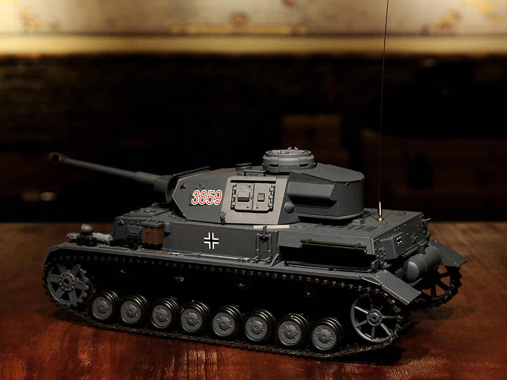 HengLong 1:16 3859 ドイツ軍IV号戦車F2型 2.4Gラジコン戦車 技適認証済