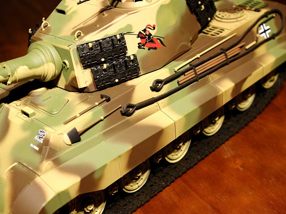 HENGLONG 1:16 3888A-1 ドイツ軍虎王ヘンシェルラジコン戦車 技適認証済み