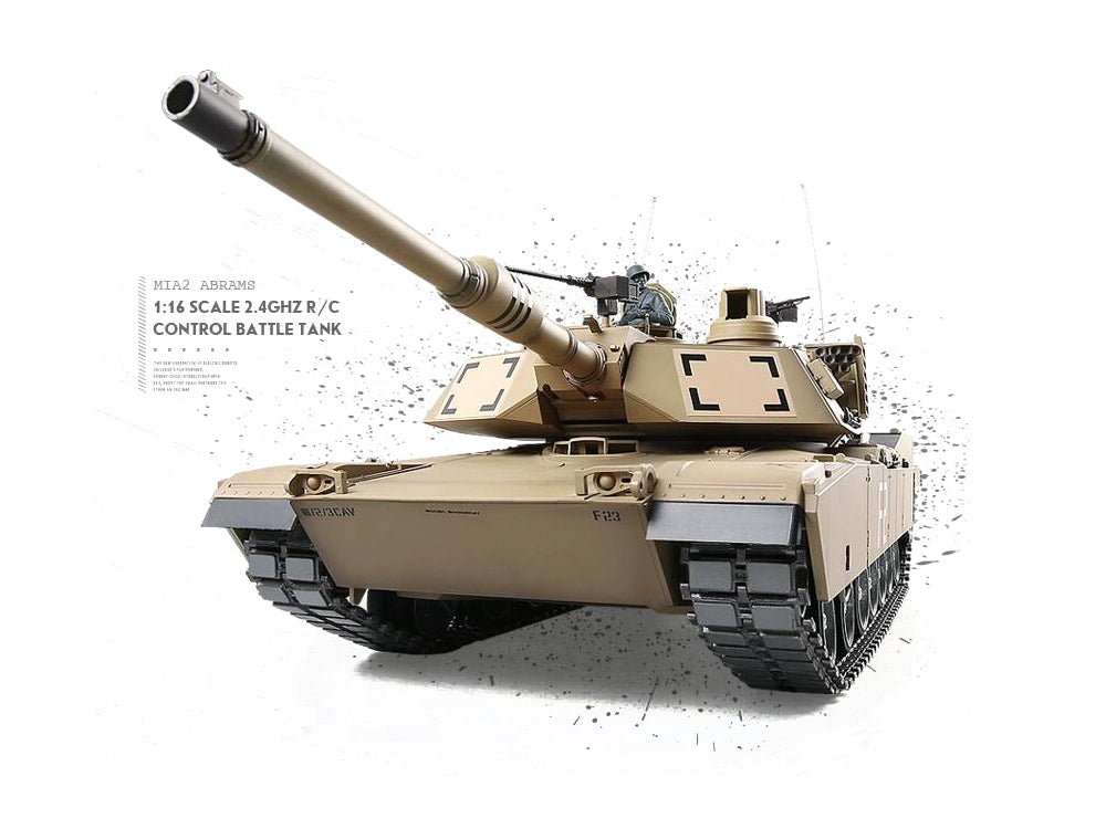 HENGLONG 1:16 3918 アメリカM1A2 エイブラムス 2.4Gラジコン戦車技適認証済み