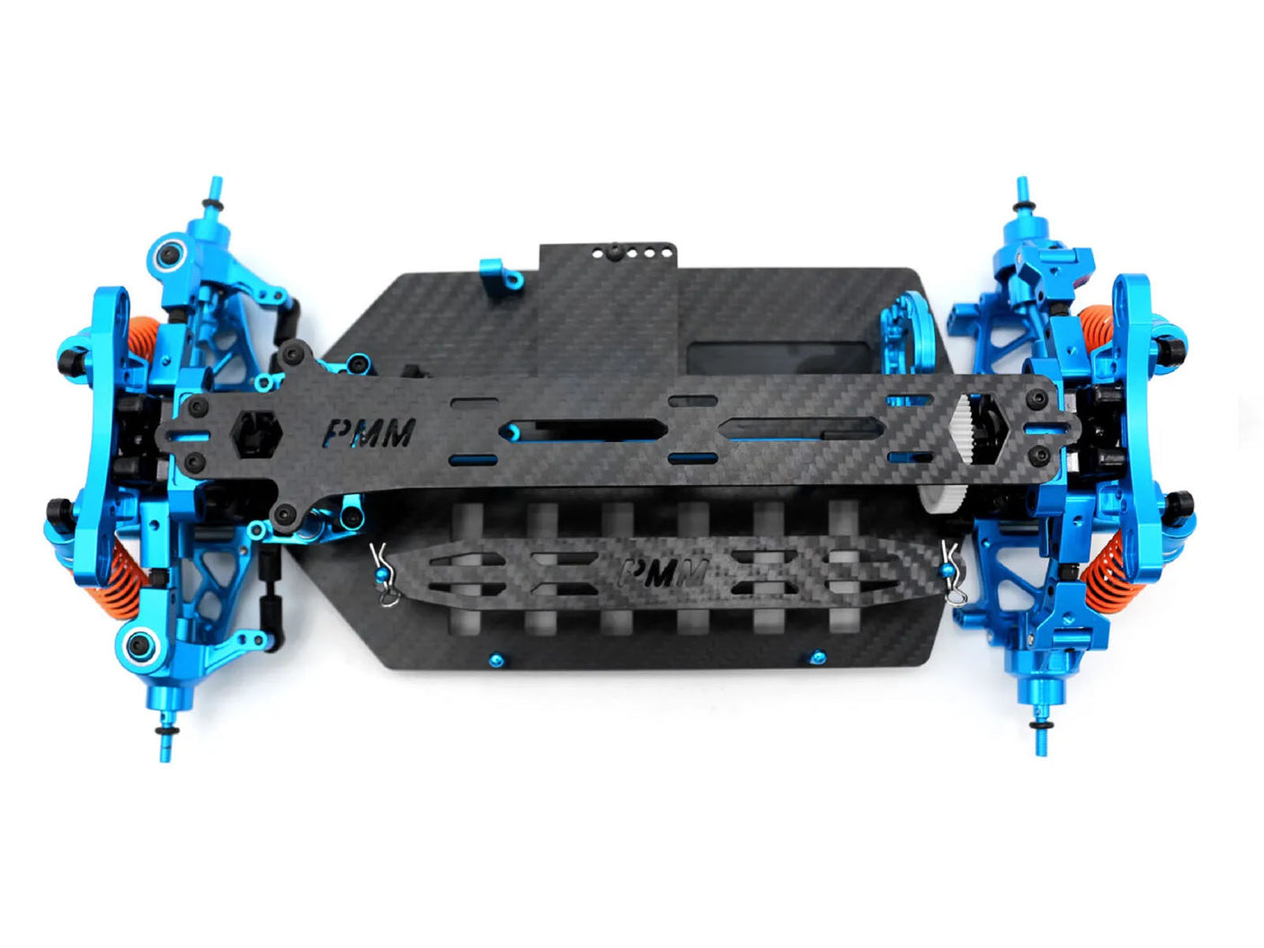 PMM 1/10 TT02 4WD電動RCカーカーボンシャーシキット