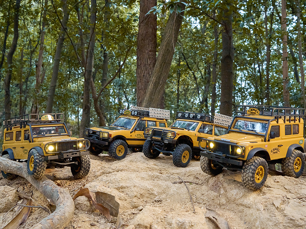 FMS 1:24 FCX24M ランドローバー キャメルトロフィーラジコンオフロード RTR 技適認証済