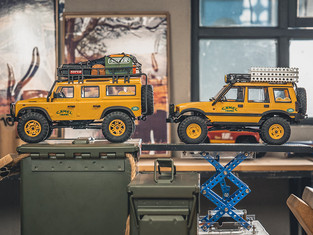 FMS 1:24 FCX24M ランドローバー キャメルトロフィーラジコンオフロード RTR 技適認証済