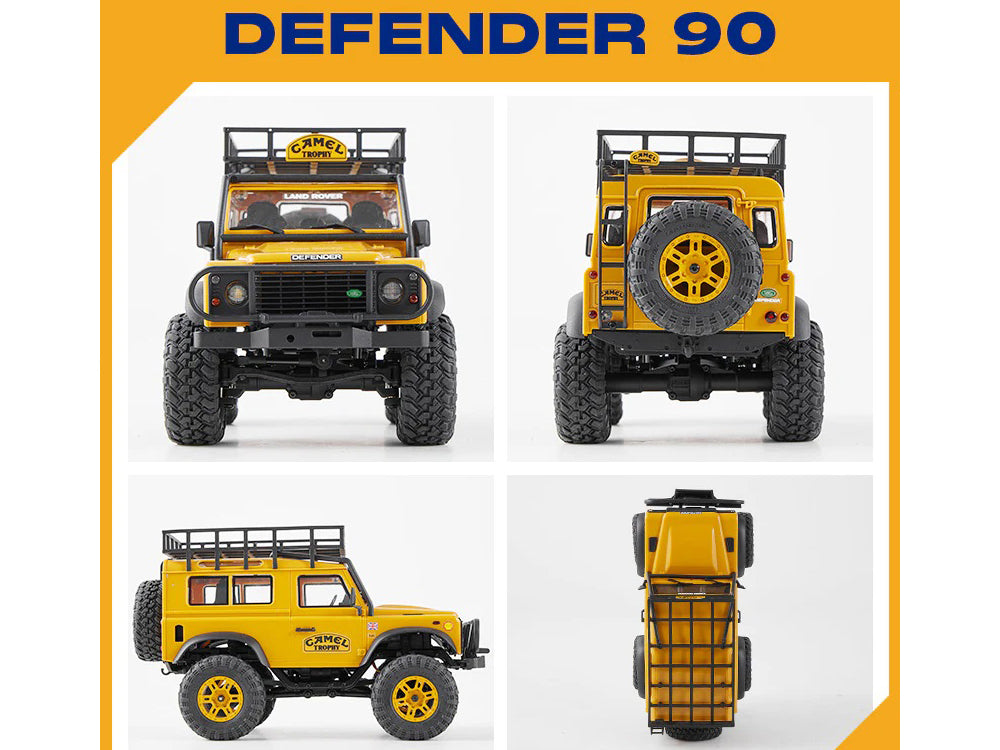 FMS 1:24 FCX24M ランドローバー キャメルトロフィーラジコンオフロード RTR 技適認証済