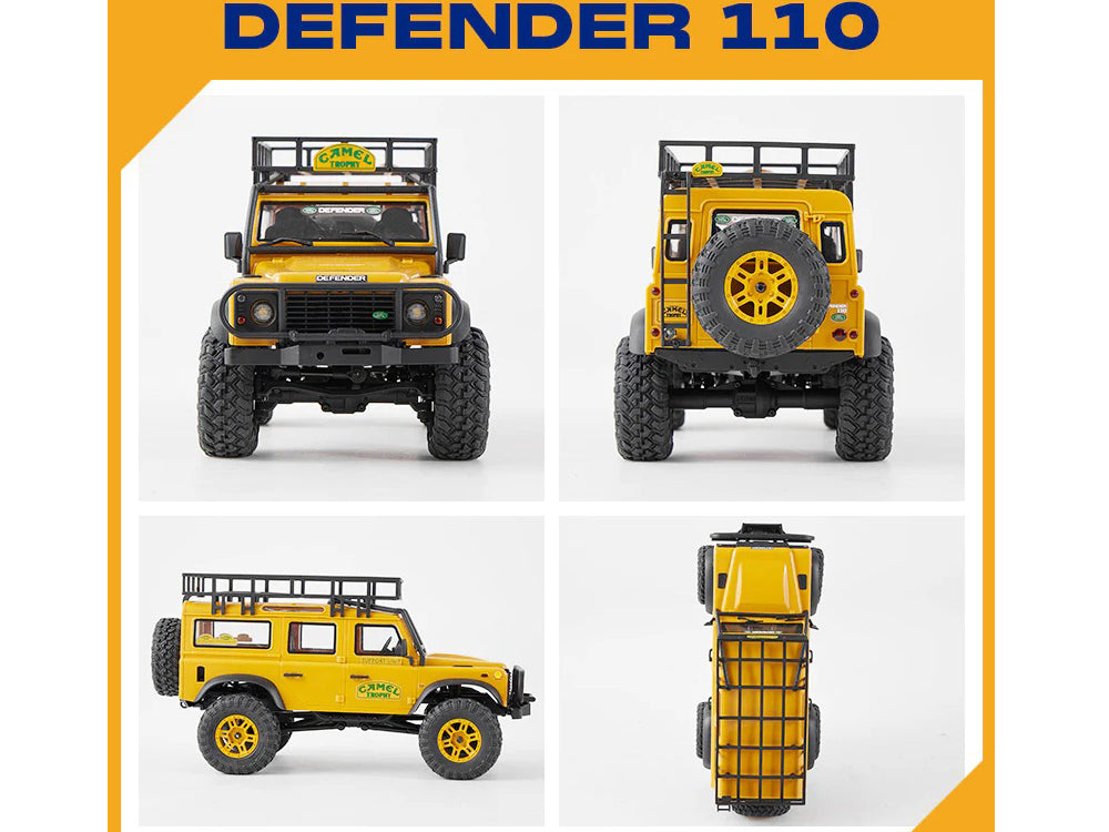 FMS 1:24 FCX24M ランドローバー キャメルトロフィーラジコンオフロード RTR 技適認証済