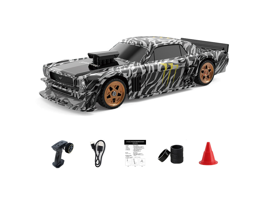 JIABAILE 1/43 4WDラジコンドリフトカー 比例制御 ジャイロスコープ付版