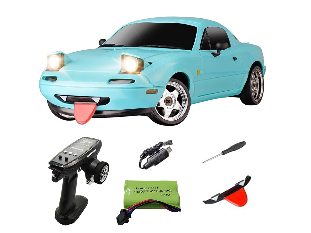 LDR/C 1/18ドリフトラジコンカー LD1804 MX5 RWD後輪駆動