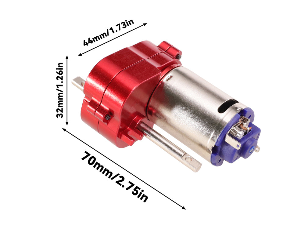 金属ギアボックスASSY アルミ合金&45鋼ギア アップグレードパーツMN MODEL 1/12 MN168/MN78/MN82/LC79/MN99s対応