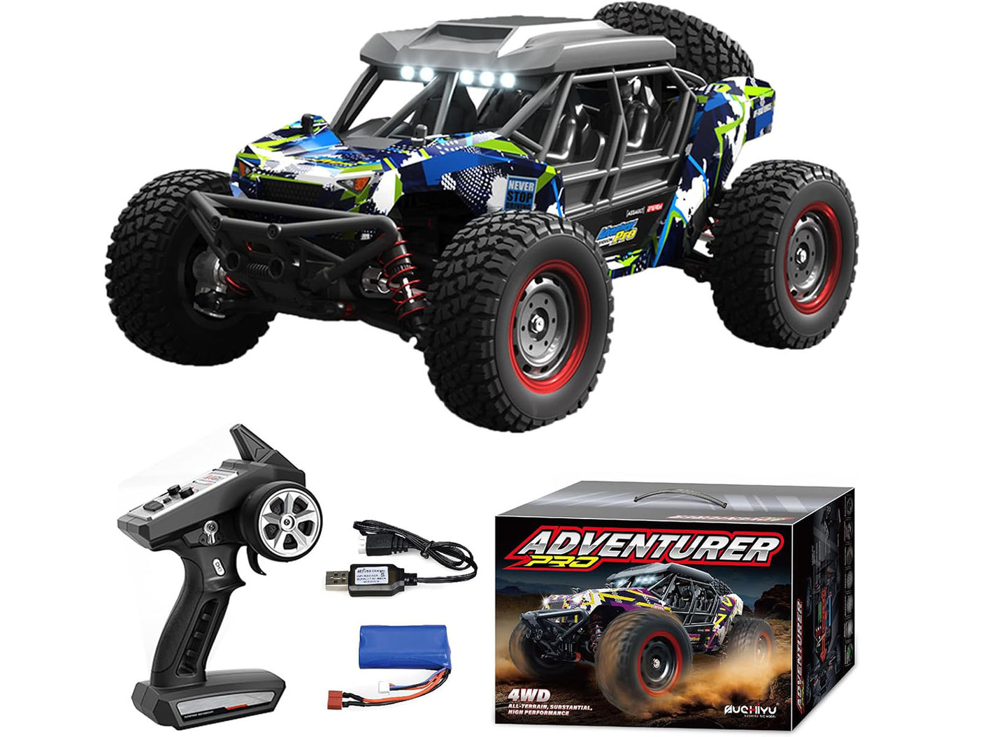 SUCHIYU 1/16 16106PRO ブラシレス高速RCデザートカー モンスタートラックRTR