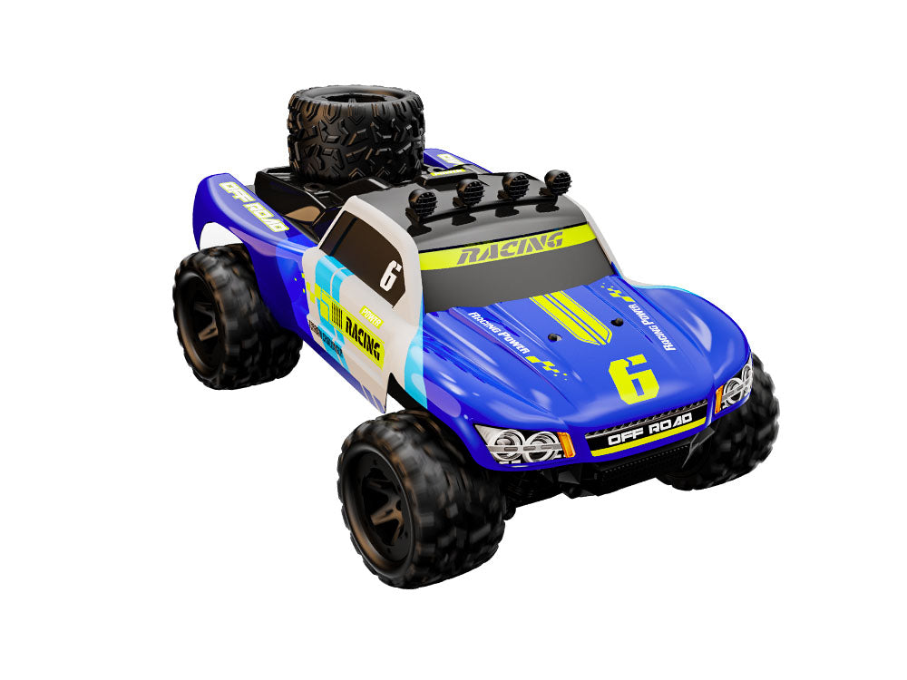 KFPLAN 1/18 ラジコントラック KF19 高速 4x4オフロードカー 30KM/H 技適認証済み デュアルバッテリーバージョン RTR