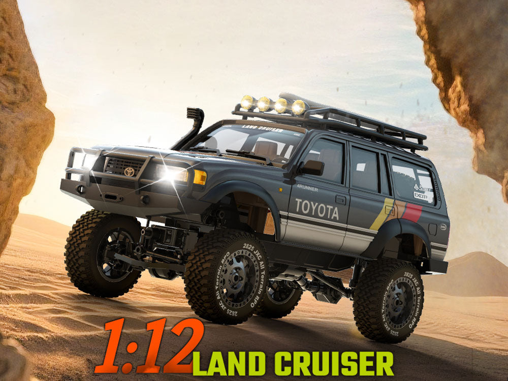 JXC 1:12 ランドクルーザー LC80 ラジコン 4WD クローラー オフロード RCカー 技適認証済み RTR