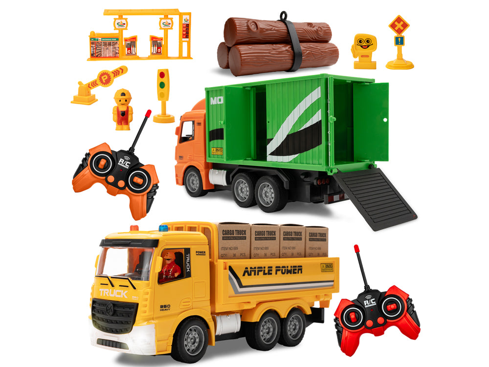 ARRISHOBBY 1/20スケール6CHラジコン建設トラック 作業車両2in1セット音声効果・荷役操作・技適認証済み