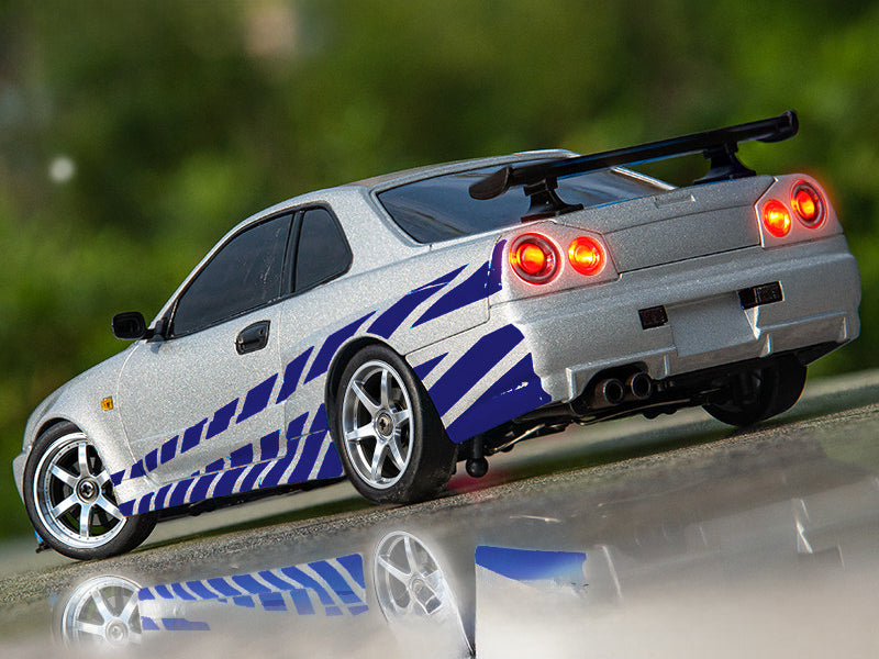 2026新版~LDR/C LD1899 1/18 GTR ラジコンドリフトカー 比例制御 合金製カーシェル