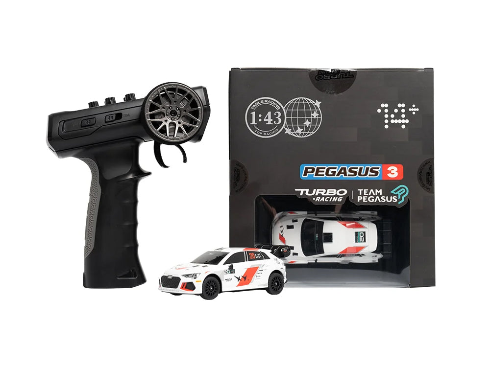 Turbo Racing C90 1/43 RWD ラジコンドリフトカーRTR 技適付 Pegasus 3× Audi A3 公式ライセンス
