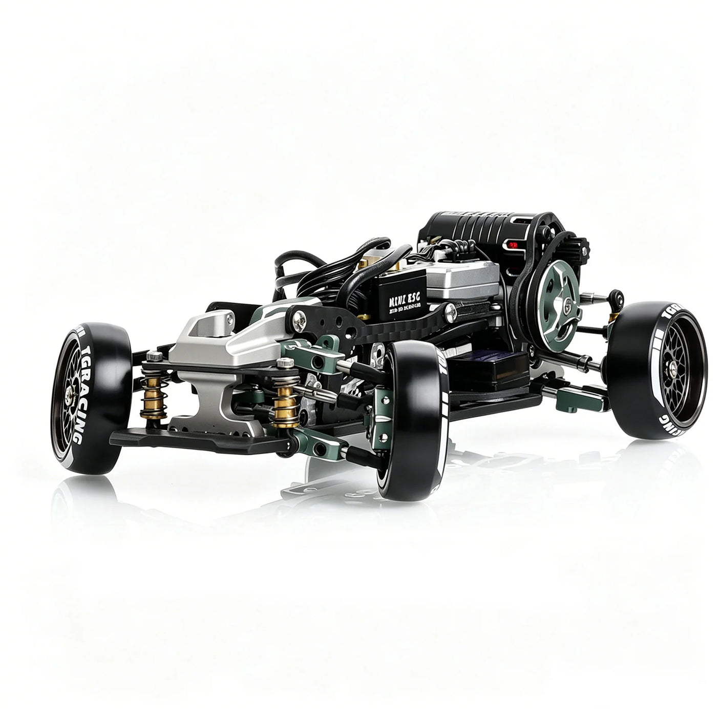 LSD MONO 1/24 RWD RC ドリフト蚊車 組立完成品