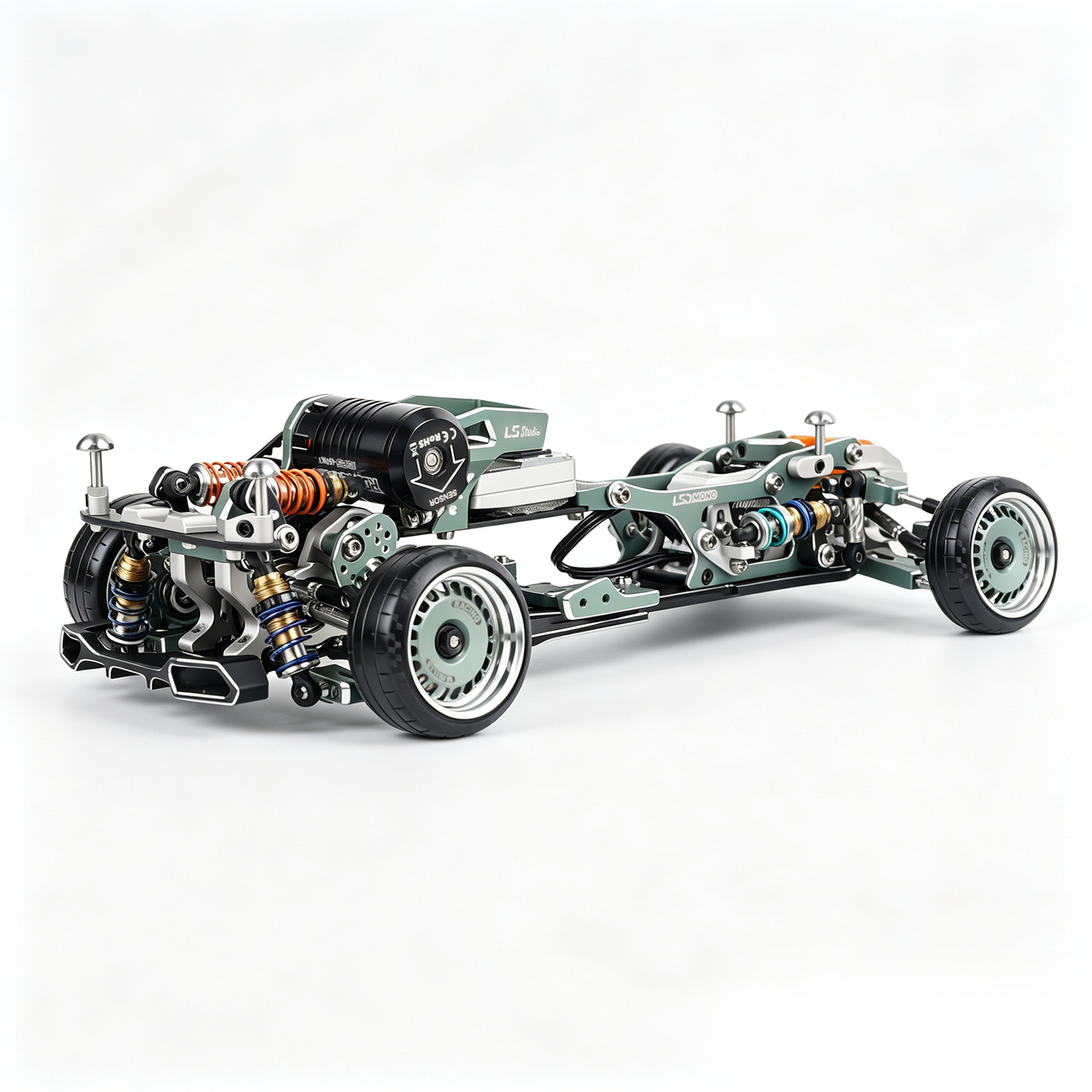 LSD Mono OP版 1/24 RWD RC ドリフトカー 蚊車