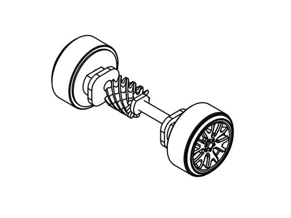 TURBO RACING C64 リアアセンブリ 1個