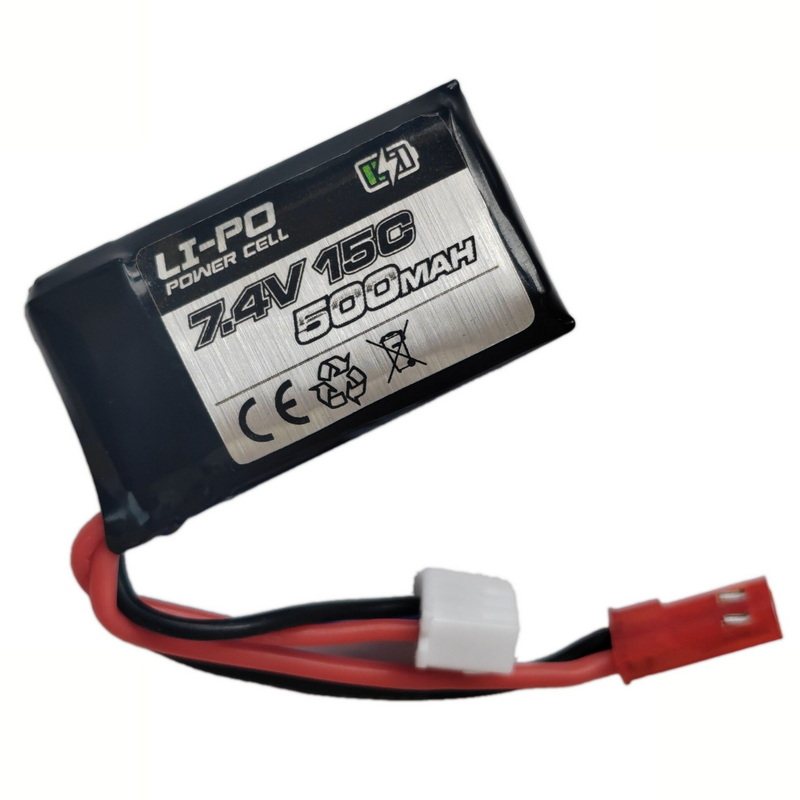 MJX 7.4V 500MAH 15C リポバッテリー