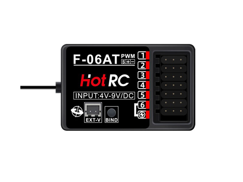 HOTRC F-06A/F-06AT 6CH 受信機