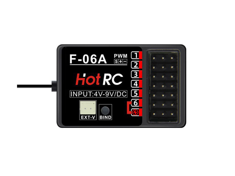 HOTRC F-06A/F-06AT 6CH 受信機
