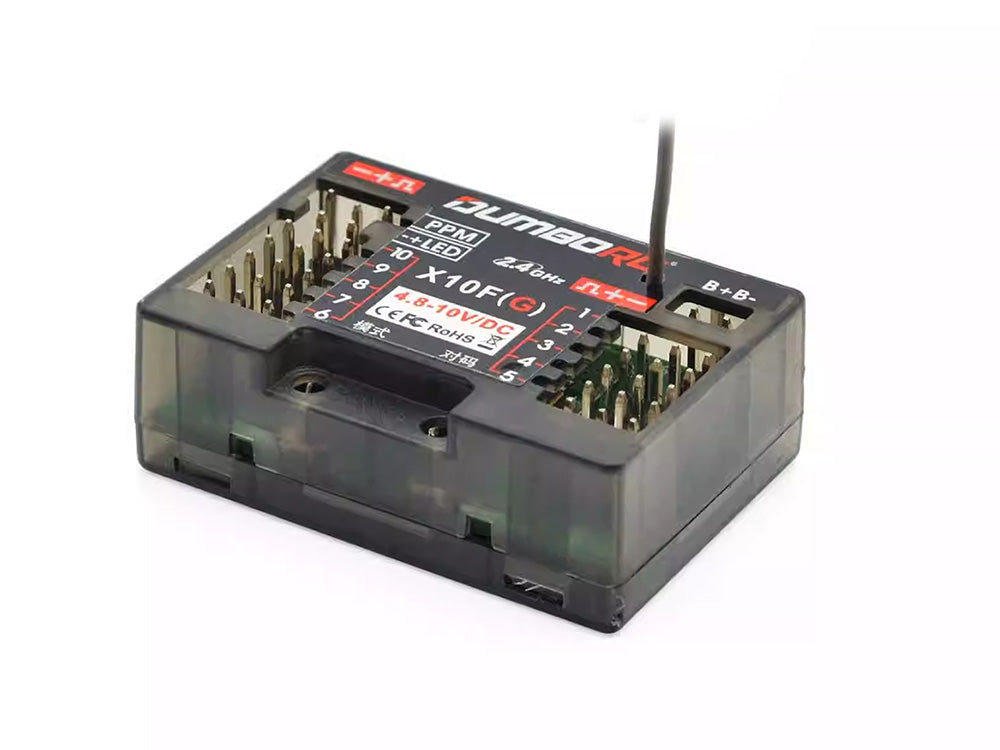 DUMBORC X10FG 10CH 受信機 ジャイロ付