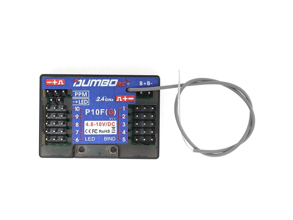 DUMBORC P10FG 10CH 受信機 ジャイロ付