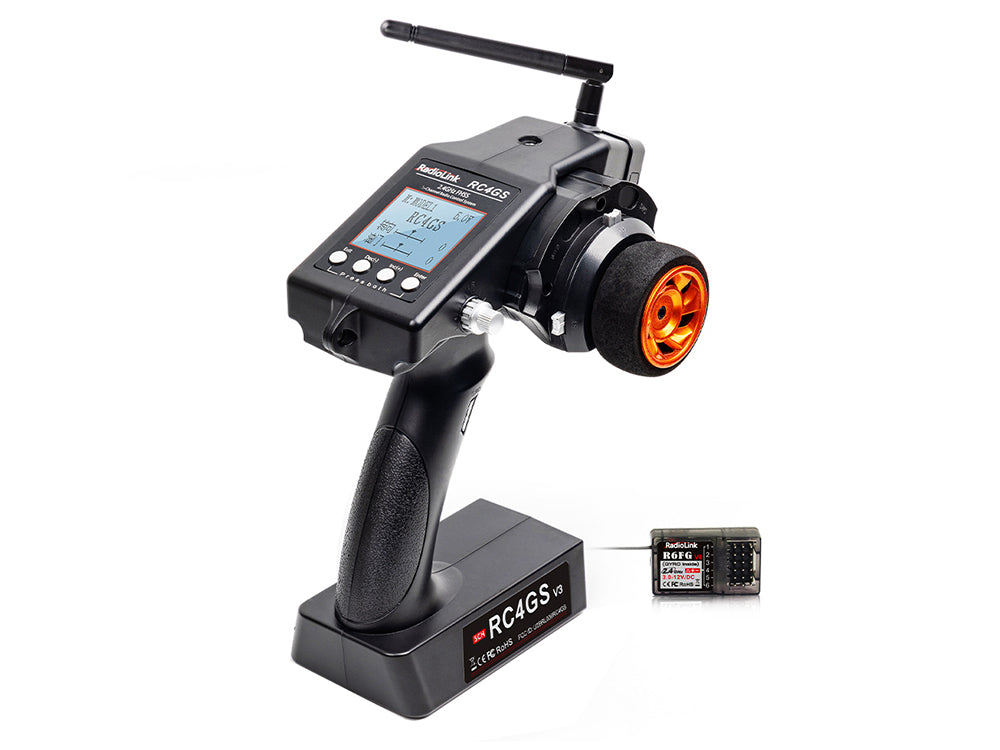 Radiolink RC6GS V3 2.4G 7CH RCカー用送信機 技適認証済み