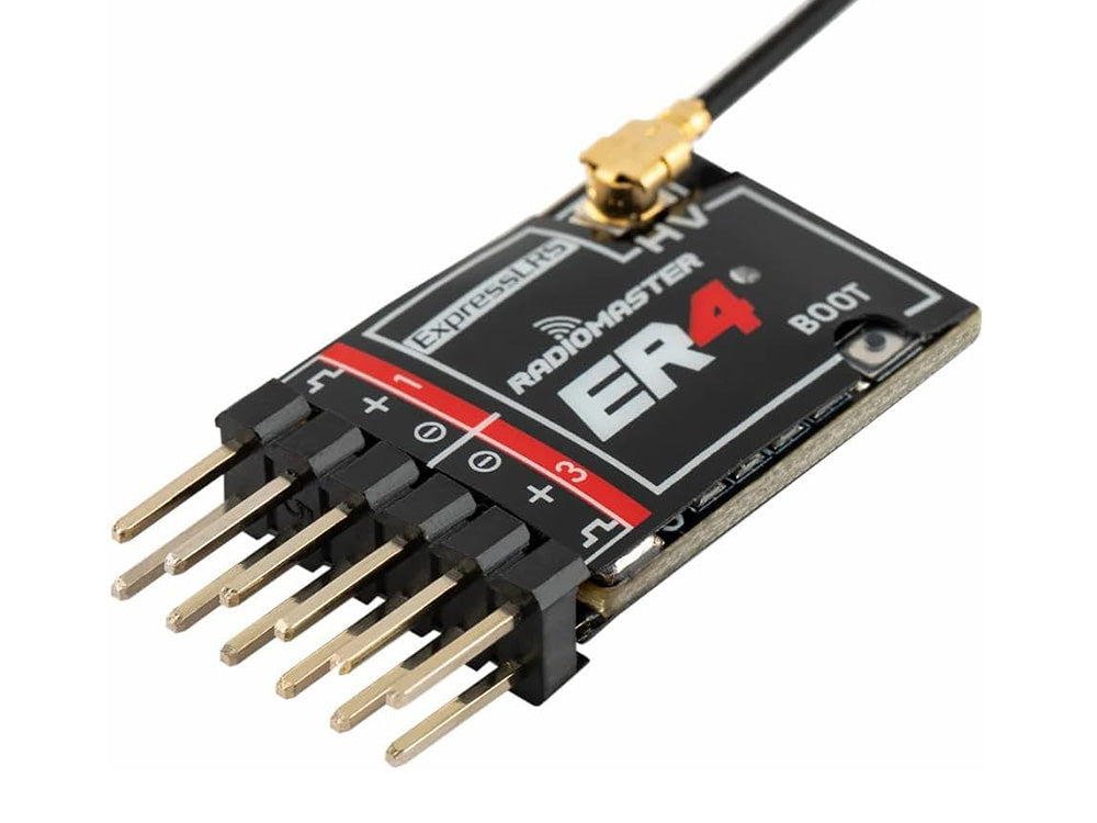 RadioMaster ER4 2.4GHz ELRSレシーバー 4CH PWM受信機