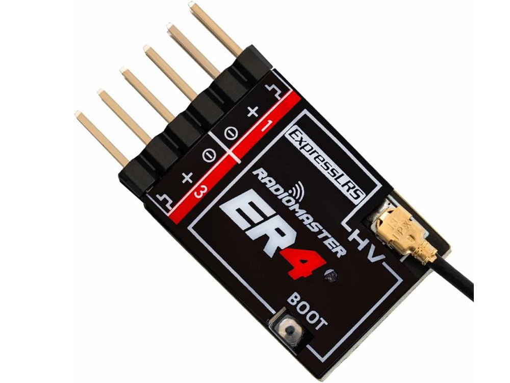RadioMaster ER4 2.4GHz ELRSレシーバー 4CH PWM受信機