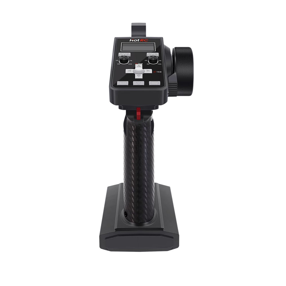 HOTRC CT-6A 6CHラジオ送信機 プロポセット RCボート/ラジコンカー/戦車用 300M長距離制御 片手操作 技適認証済み