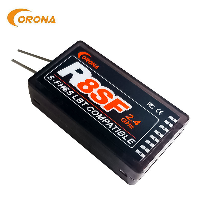 CORONA R4SF/R6SF/R8SF 2.4GHz 受信機 FUTABA互換 S-FHSS対応