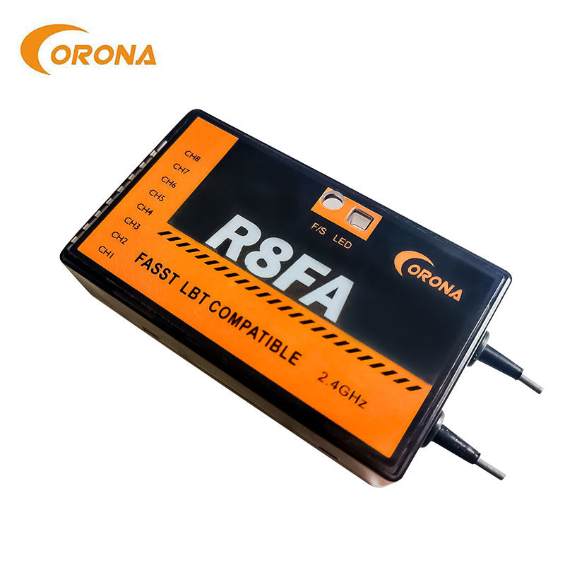 CORONA R4FA/R6FA/R8FA 2.4GHz 受信機 FUTABA互換 FASST対応