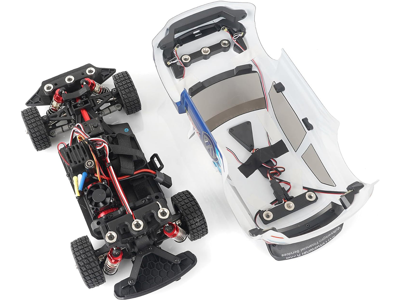 MJXRC マグネット式ボディカバー改造キット 磁気接続式ランプ回路 14303対応